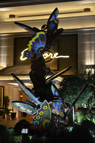 Post image for Butterfly Sculpture at The Wynn | Picture Las Vegas