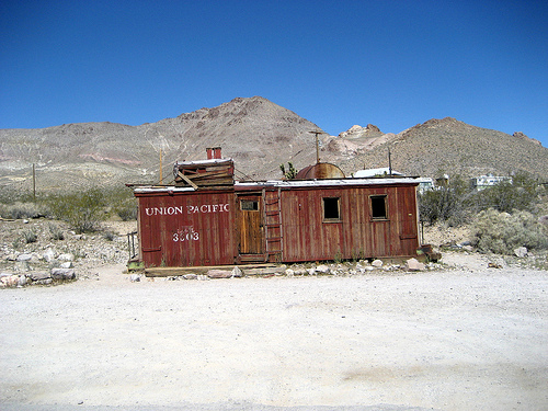 Post image for Abandoned Caboose in Death Valley | Picture Las Vegas