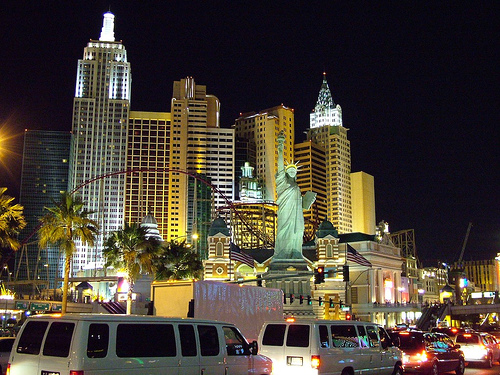 Post image for Lights on the Statue of Liberty | Picture Las Vegas